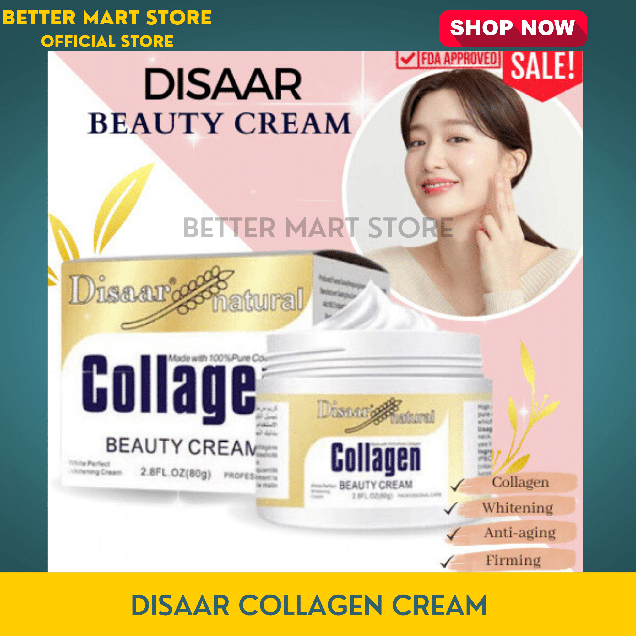 Disaar Collagen Day And Night Cream Original Facial Whitening Moisturizing Anti Wrinkle Spots 0720