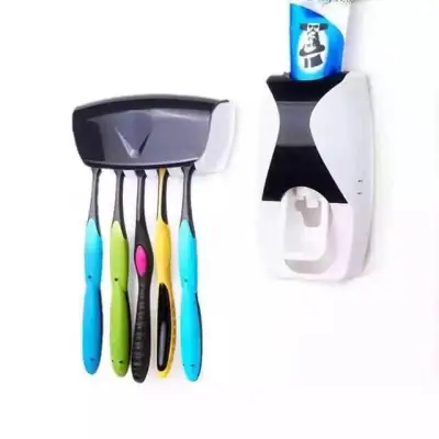 [Kelvin Online Preferred] toothpaste dispenser toothbrush organizer (Random Color)
