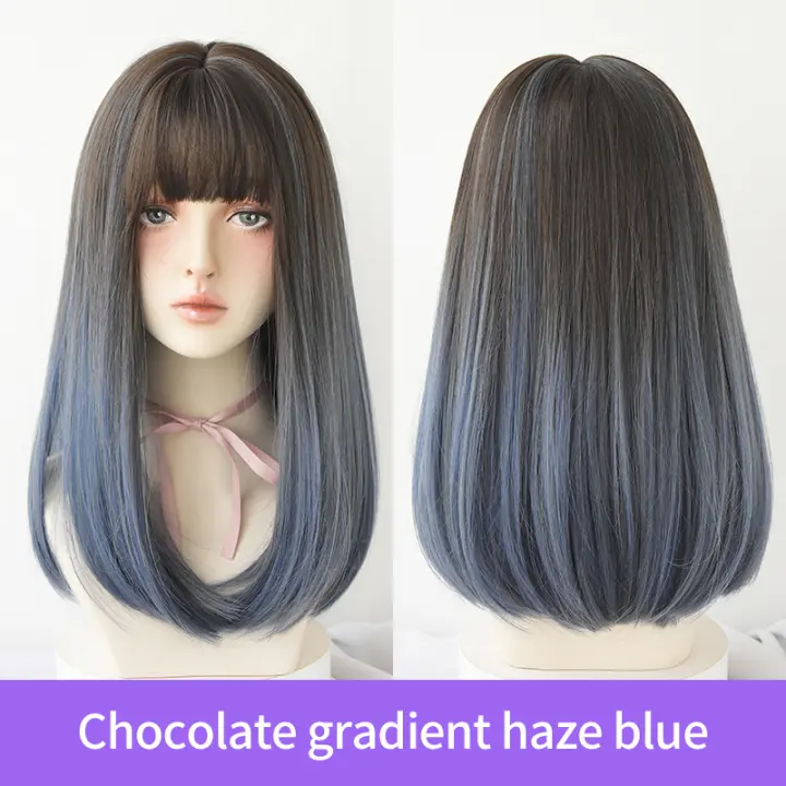 blue wig lazada