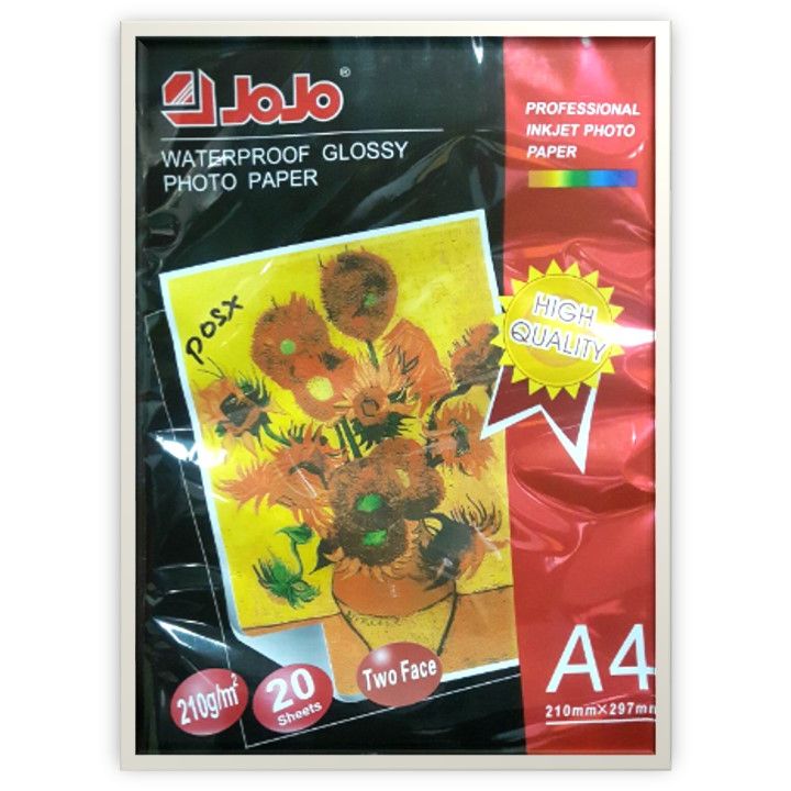 GLOSSY and MATTE PHOTO PAPER A4 20 SHEETS 210GSM; 180GSM; PHOTO PAPER  STICKER 150GSM