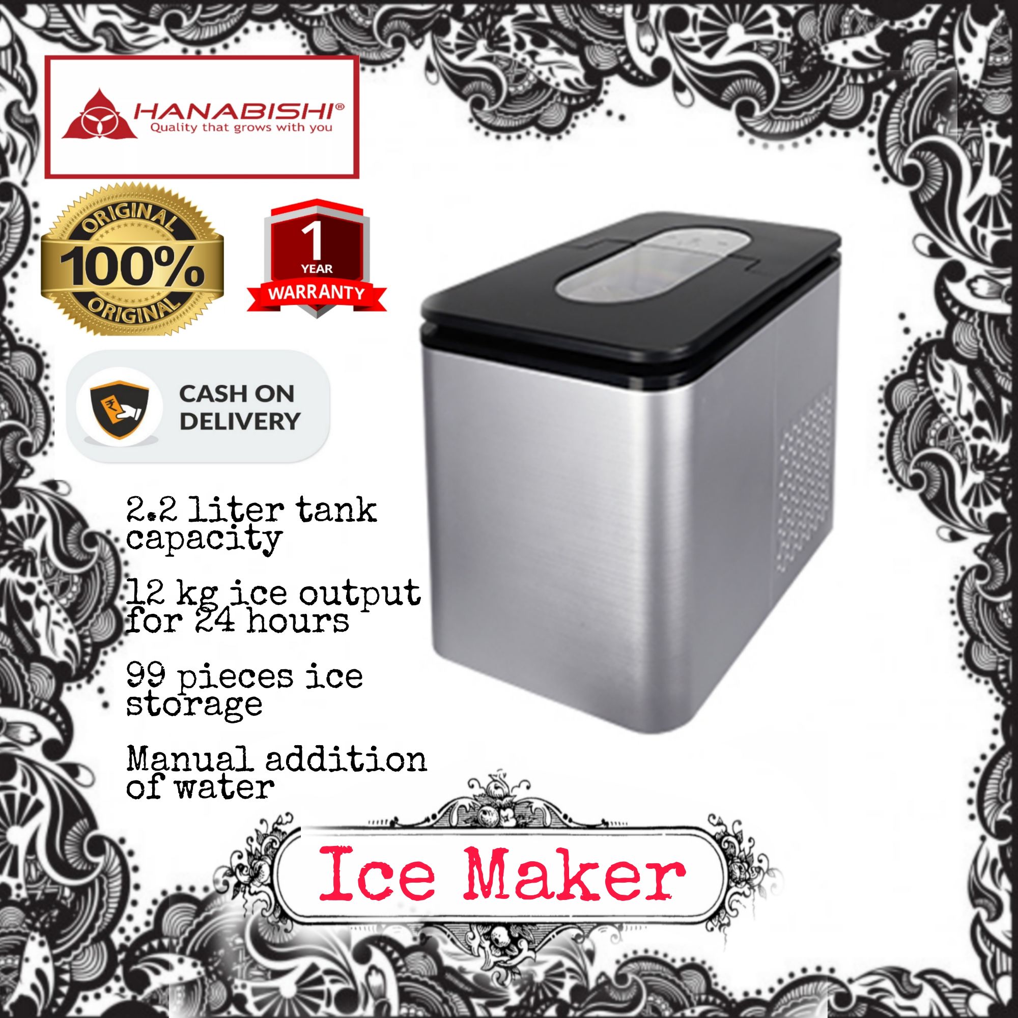 Ice Maker hanabishi HICEMAKER240 Lazada PH