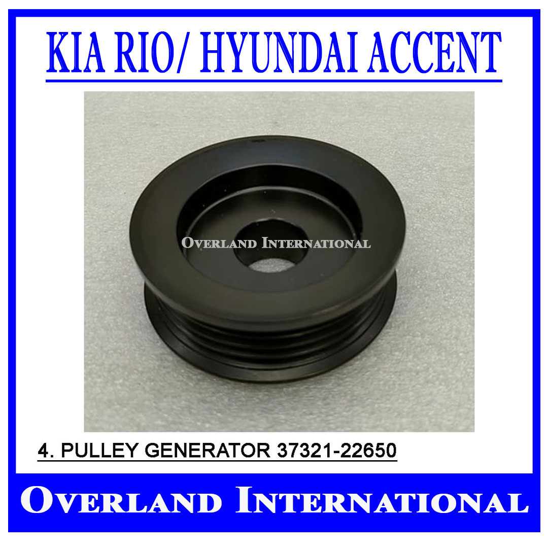 PULLEY TENSIONER (Sold By Piece) for Kia Rio and Hyundai Accent Pulley ...