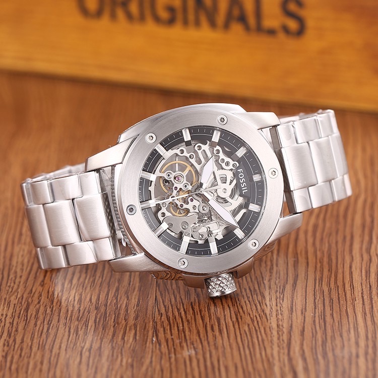 FOSSIL Modern Silver Machine Automatic 