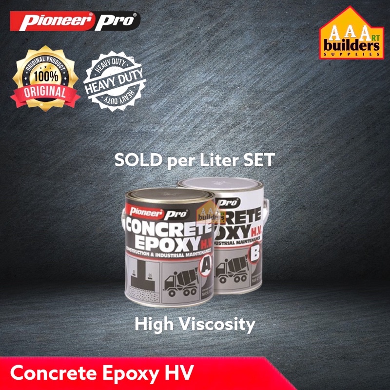 Pioneer Pro Concrete Epoxy HV LV Liter SET♢ Lazada PH