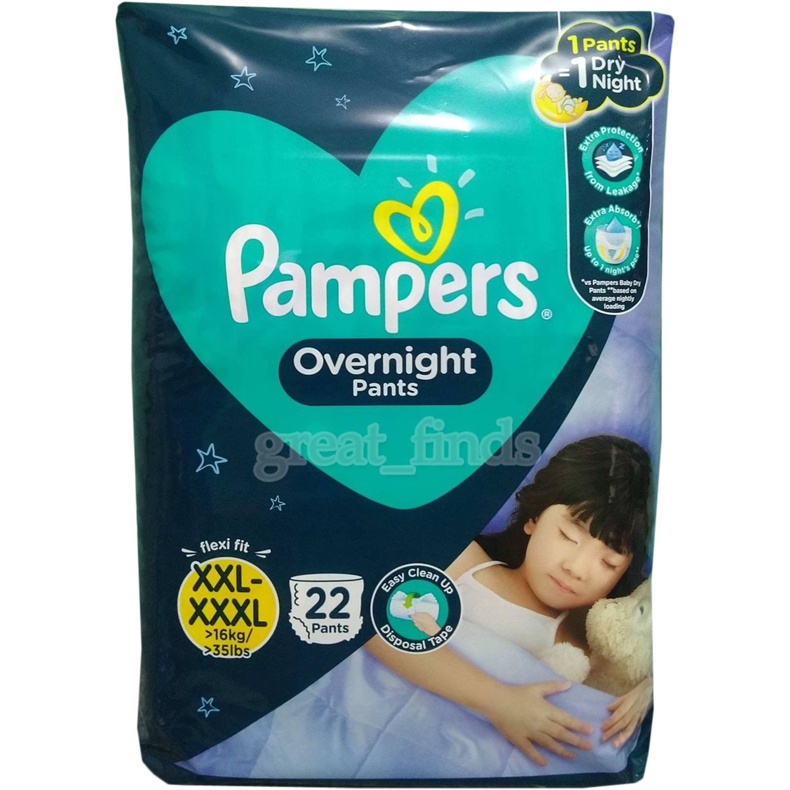 NEW Pampers Overnight Pants XXLXXXL 22 Pieces Lazada PH