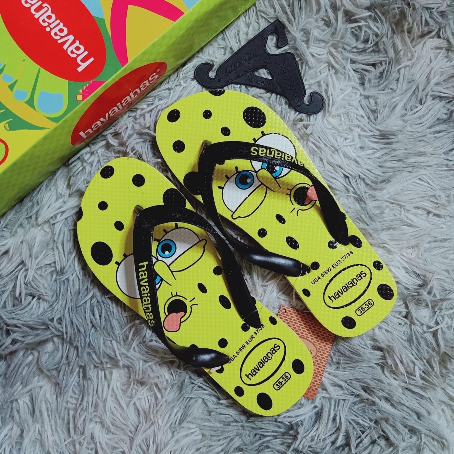 spongebob flip flops