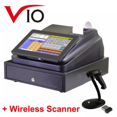 Vio 10.1 Inch Touch Pos System With FREE SOFTWARE Cash Register Machine Built In Printer and Cash Drawer - intl