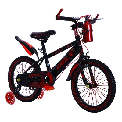 16" Premium Bicycle (Bike) with kettle and Training Trainer Wheel for Kids Children Kiddie Boys