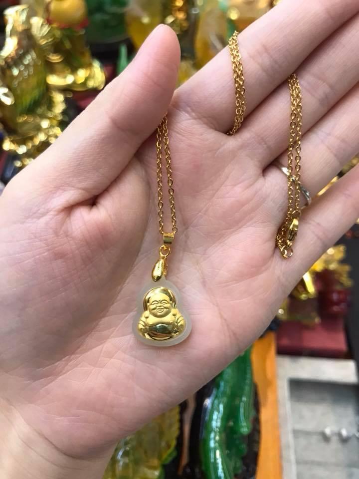 Happy Buddha 24k Gold Surface Plated 