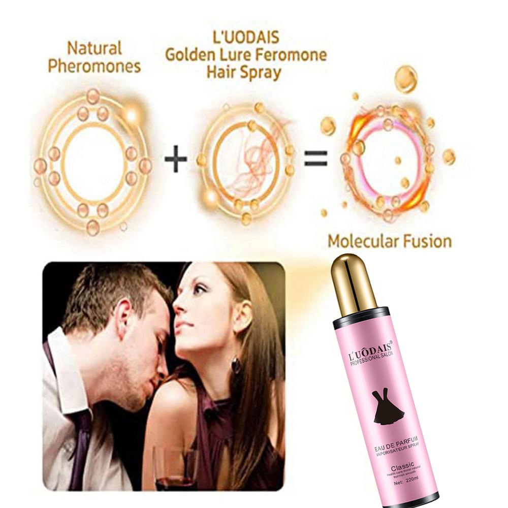 220ml Best Golden Lure Feromone Hair Spray, L'uodais Hair Serum,hair  Perfume Oil