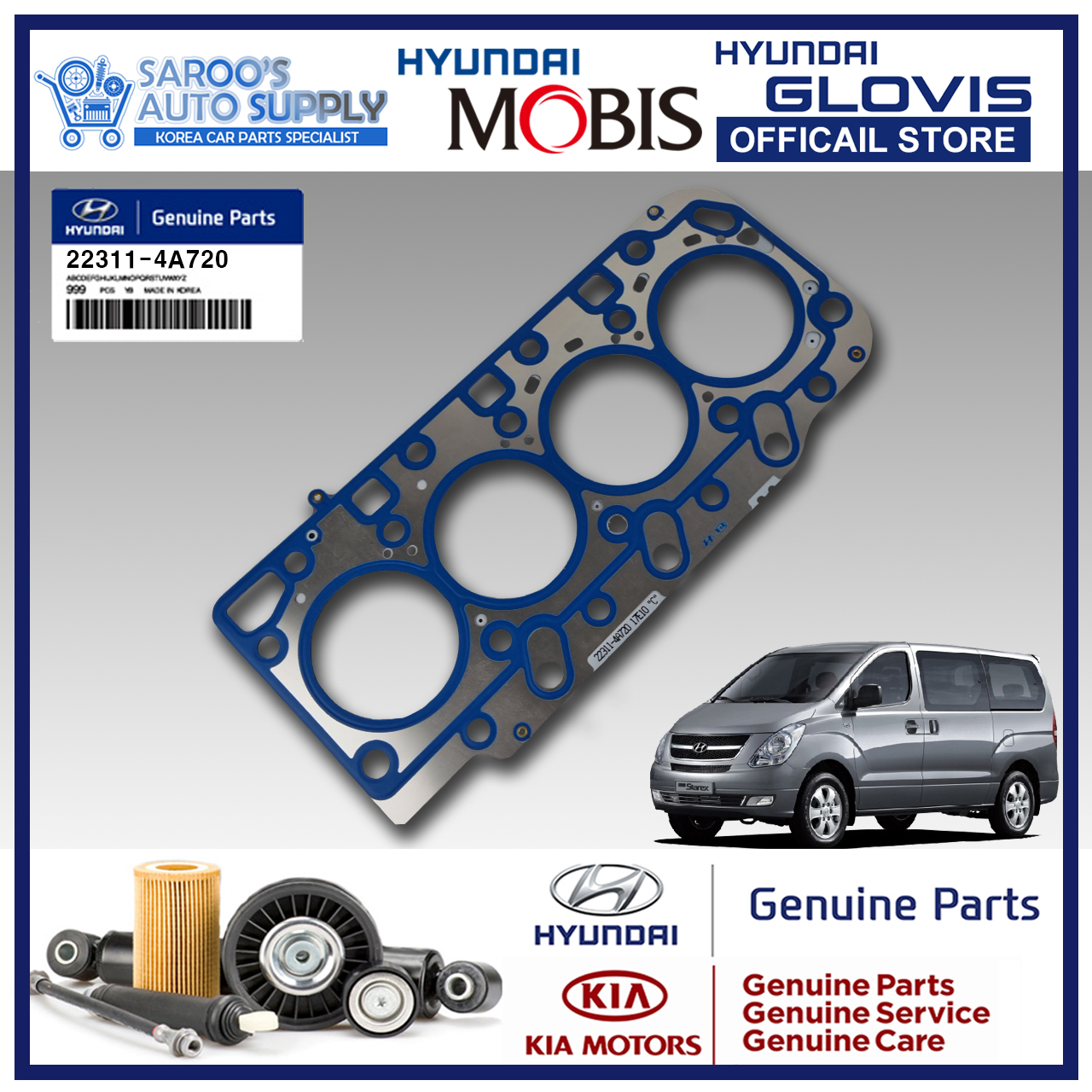 [A2][Genuine] Cylinder Head Gasket For Hyundai Grand Starex ,20122019, Original Hyundai Parts
