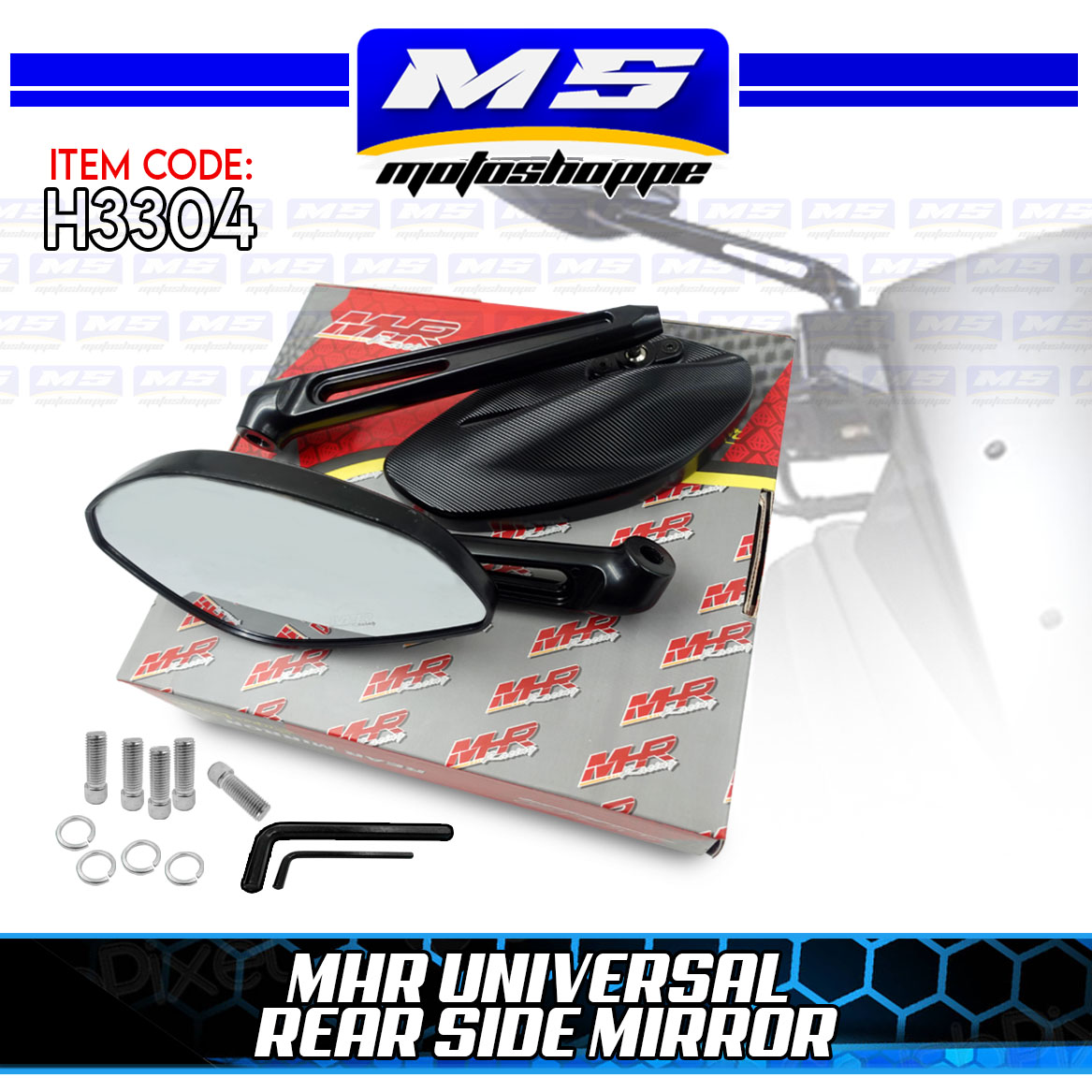 MHR UNIVERSAL REAR SIDE MIRROR Lazada PH