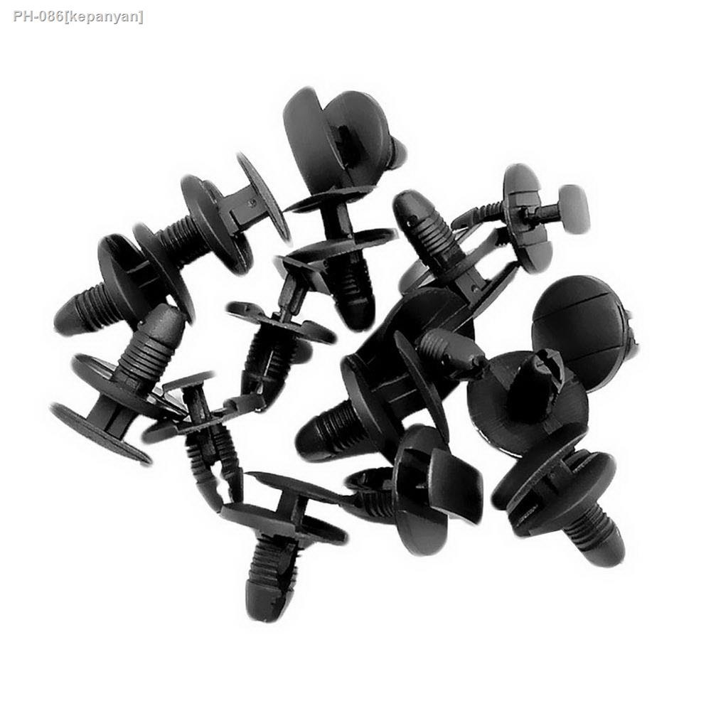 ☁﹍﹍ 20pcs 8mm Plastic Rivets Bumper Fastener Clip for Peugeot 307 206 ...