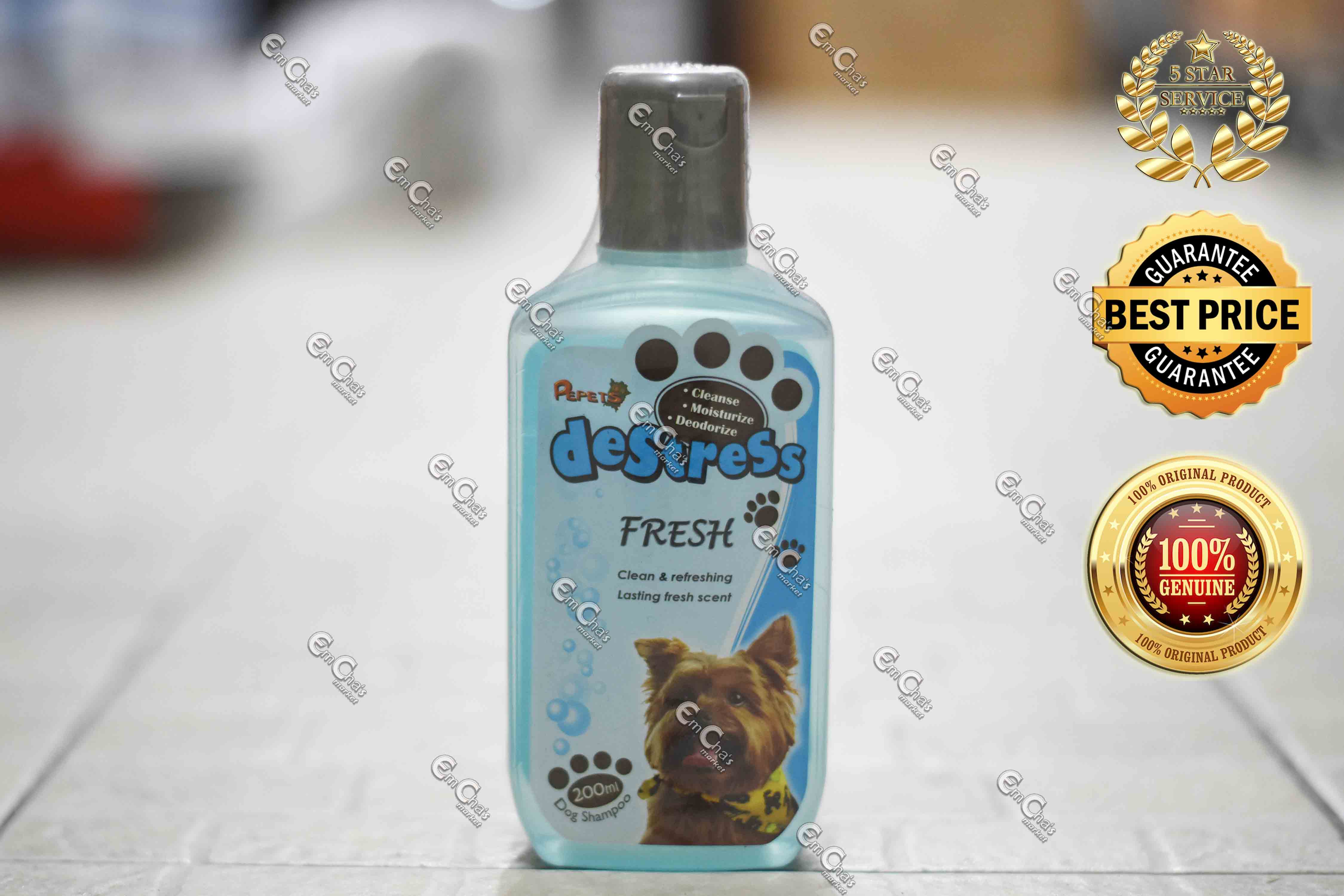 fresh dog shampoo