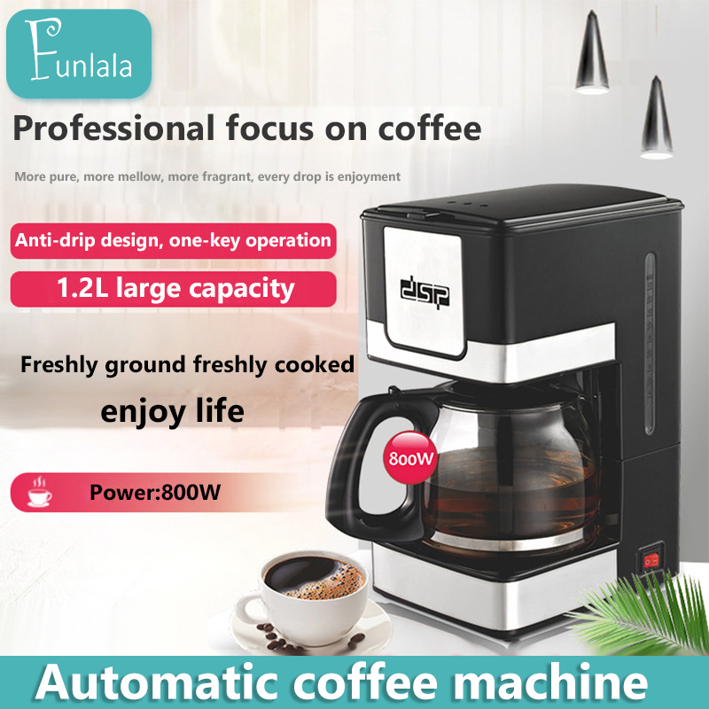 FUNLALA Small coffee machine semiautomatic coffee and tea drinking