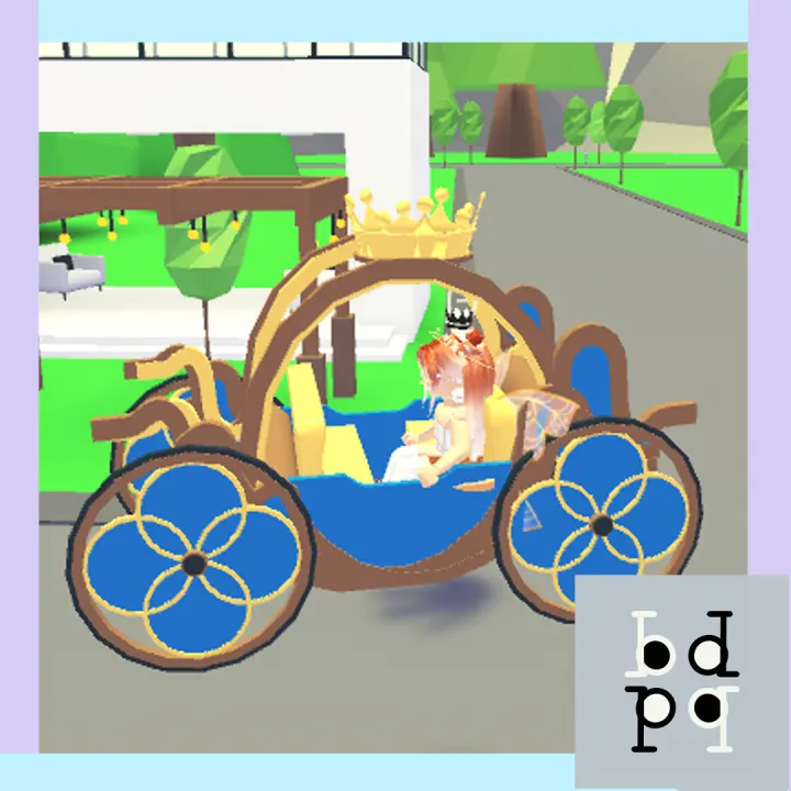 Prince Carriage Royal Carriage Ribcage Carriage Adopt Me Vehicles No Cod Lazada Ph - roblox adopt me royal carriages