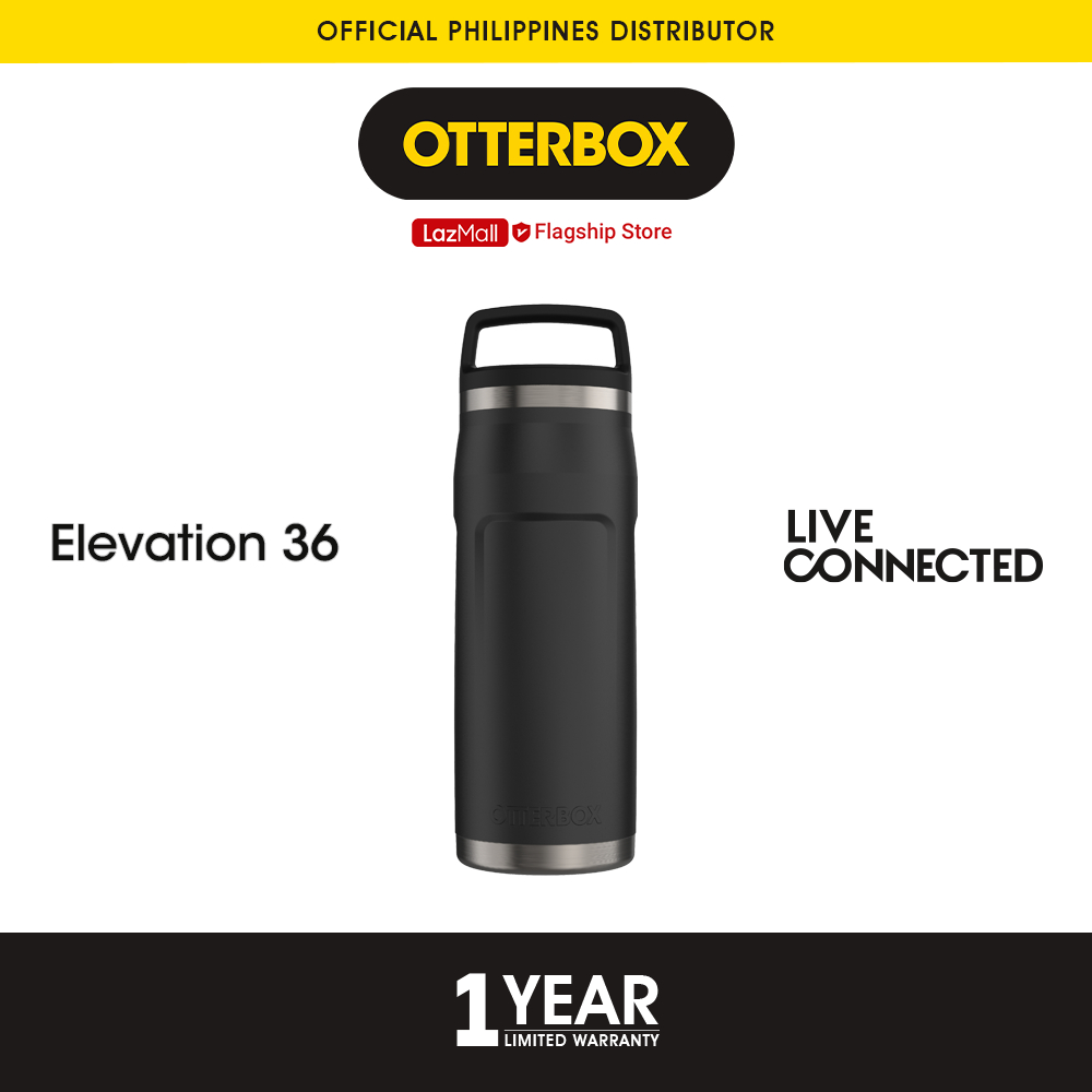 OtterBox Elevation Growler, Rugged Mini, Silver Panther, 36 oz, 77-59454