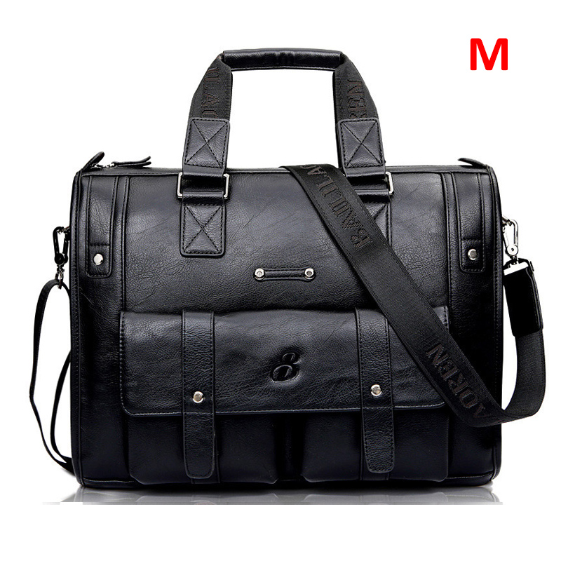 Crossten Large Capacity Leather Briefcase Business Handbag Messenger ...
