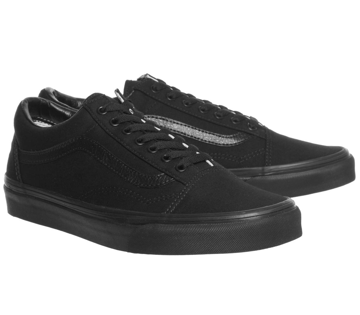 vans old skool black sale