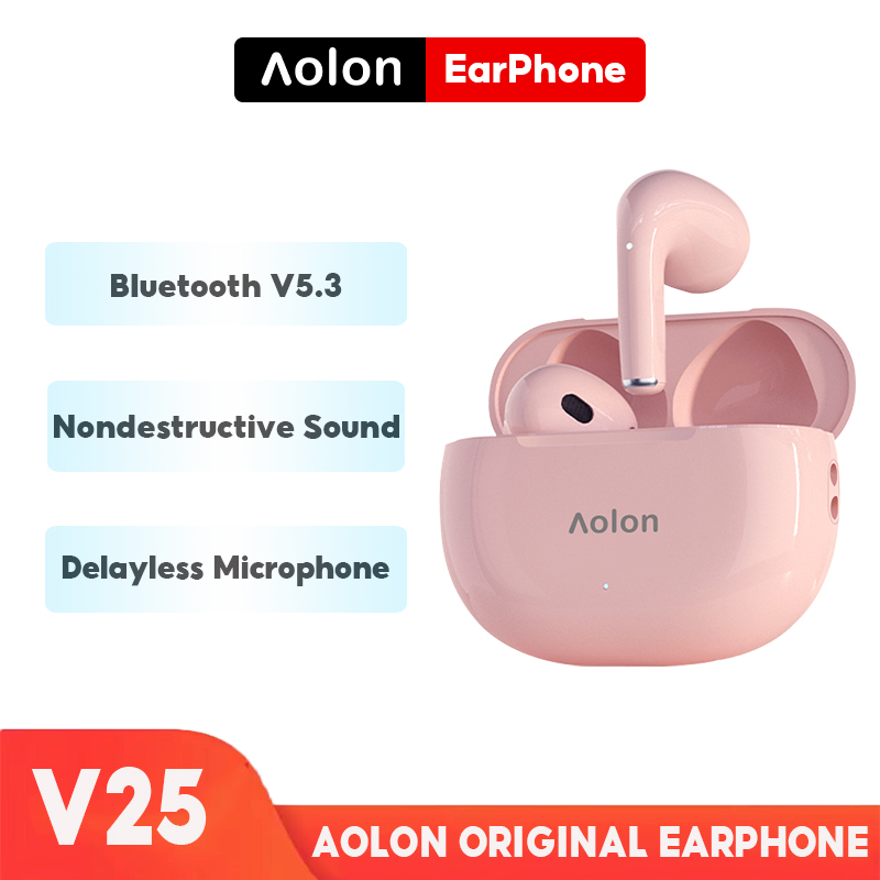 Aolon V25 Original Bluetooth Earphone Brand Quality Mini Wireless