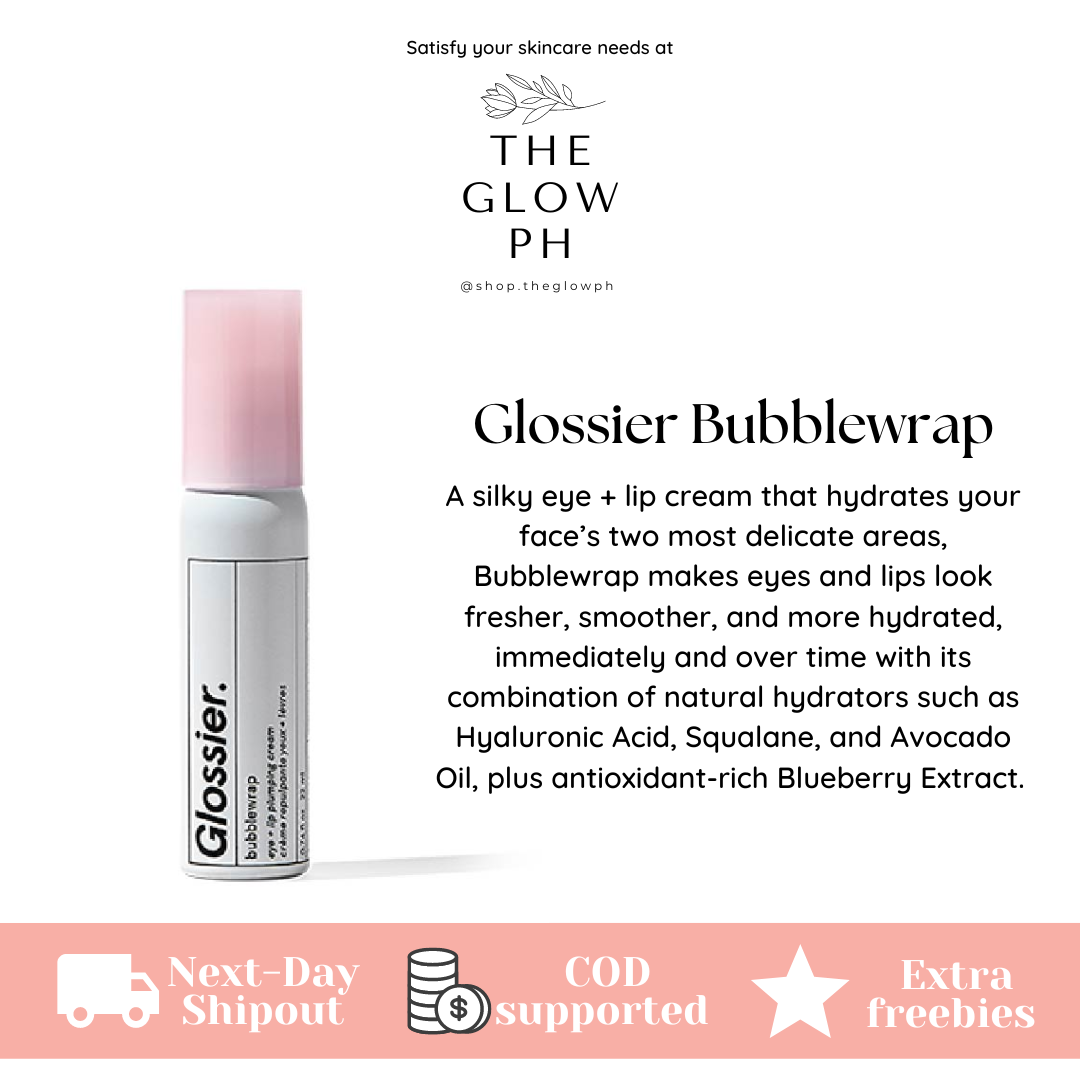 Glossier Bubblewrap Eye + Lip Cream The Glow PH Lazada PH