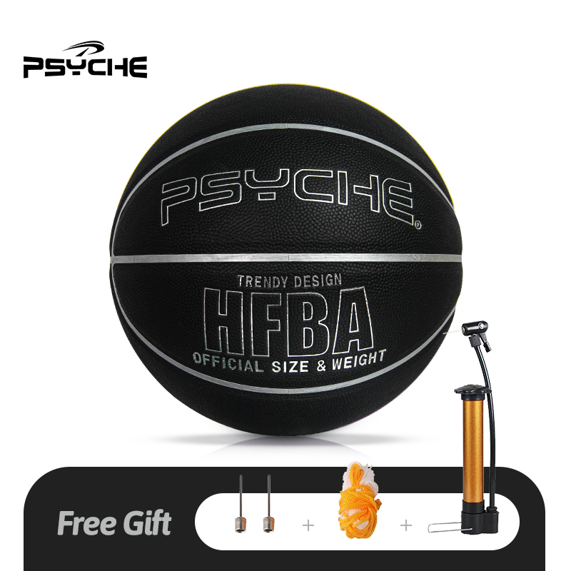「Psyche」 Original Size 7 PU Leather Material Basketball Ball With Free