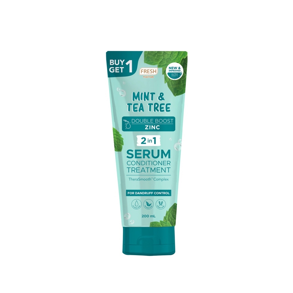 Fresh Hairlab Mint and Tea Tree Double Boost Zinc 2 in 1 Serum ...