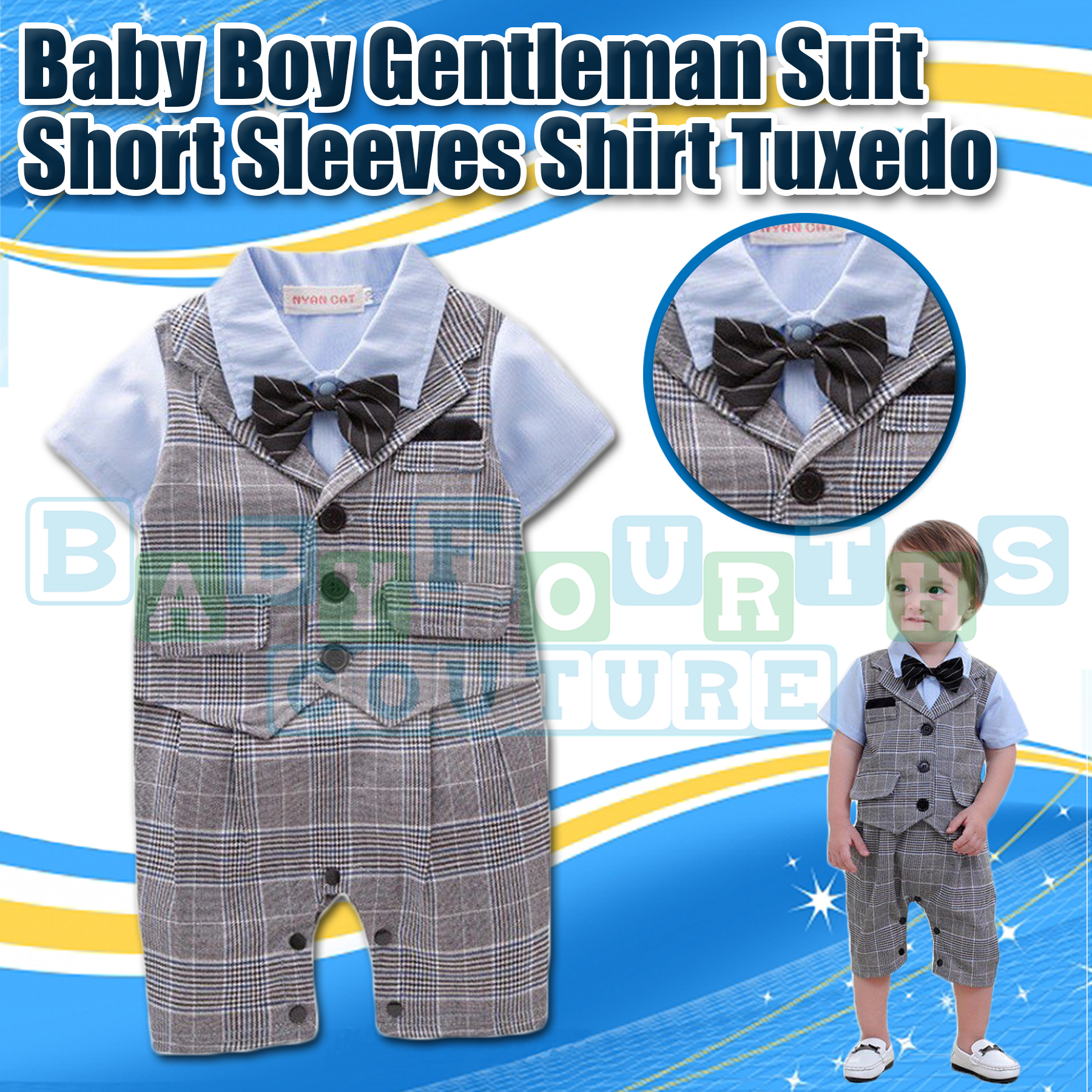 baby boy tuxedo onesie