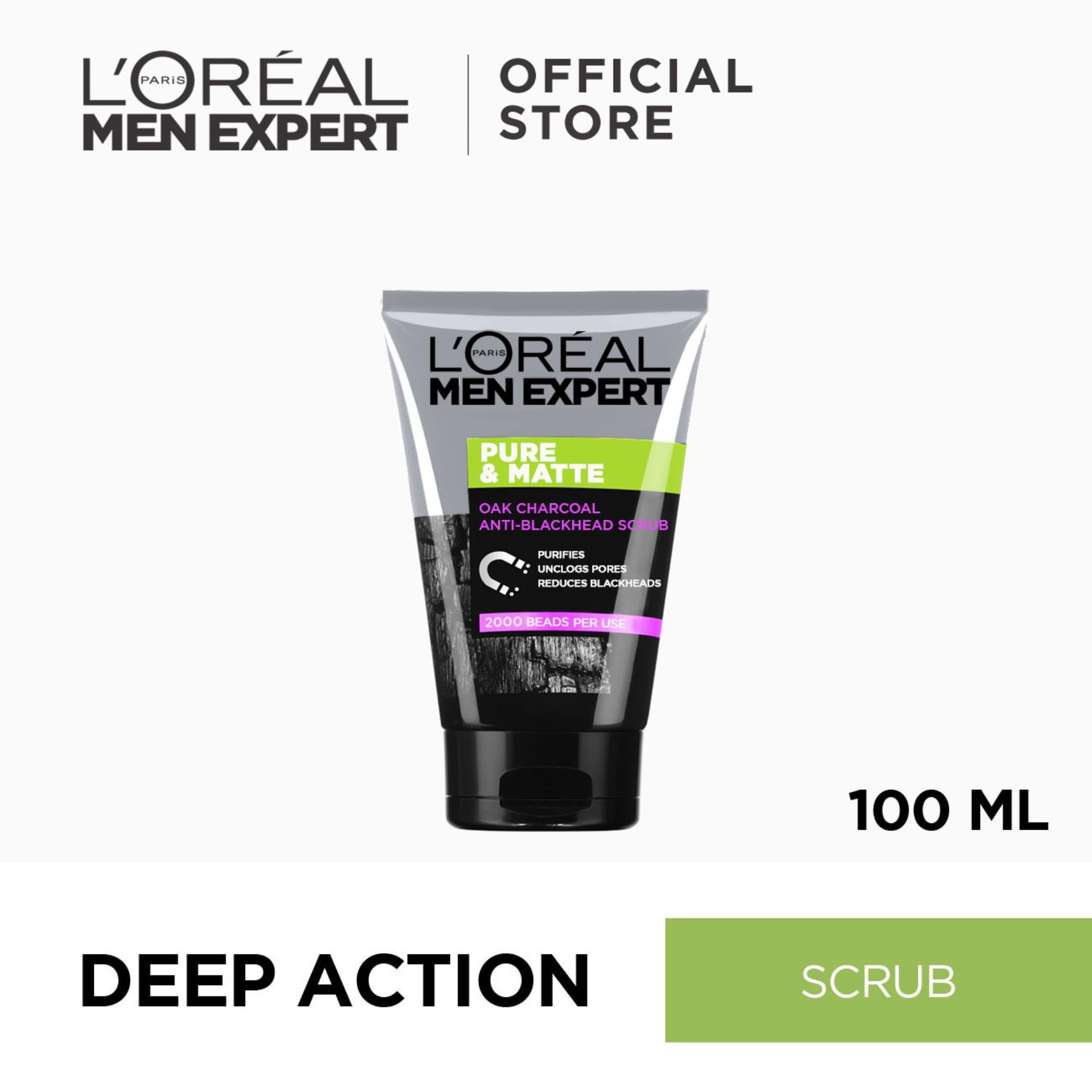 loreal charcoal scrub