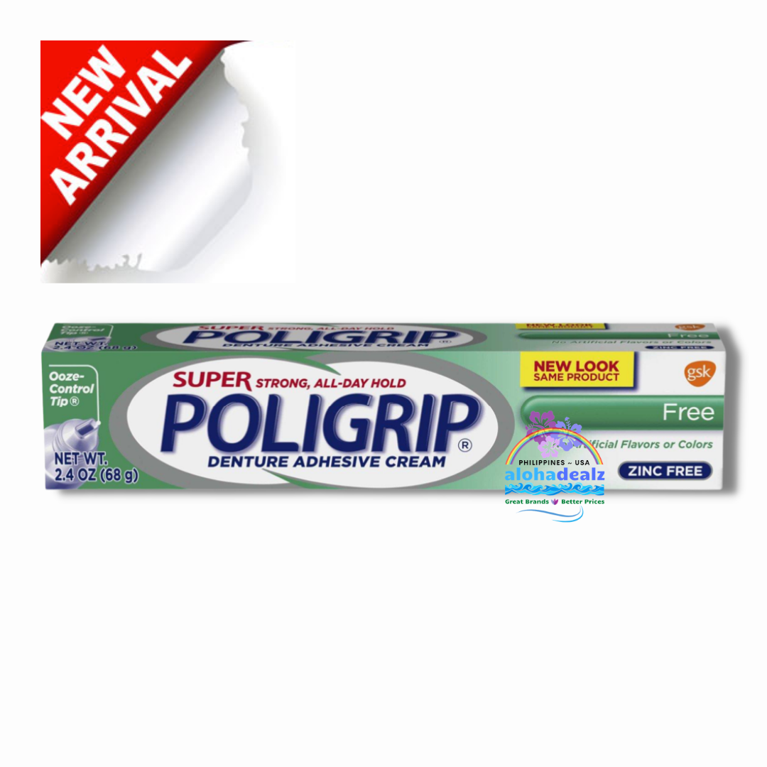 Super Poligrip Original Formula Zinc Free Denture Adhesive Cream, 2.4 oz Lazada PH