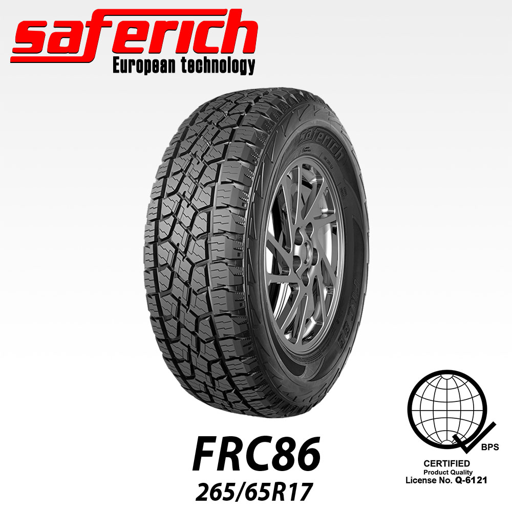 SAFERICH 265/65R17 TIRE/TYRE 112S/T*FRC86 HIGH QUALITY