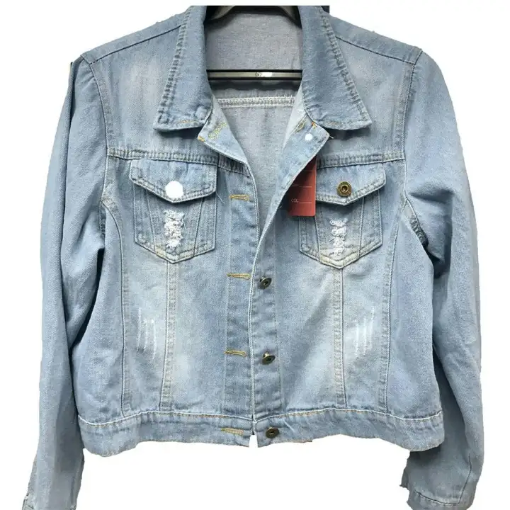 blue denim jackets for womens online