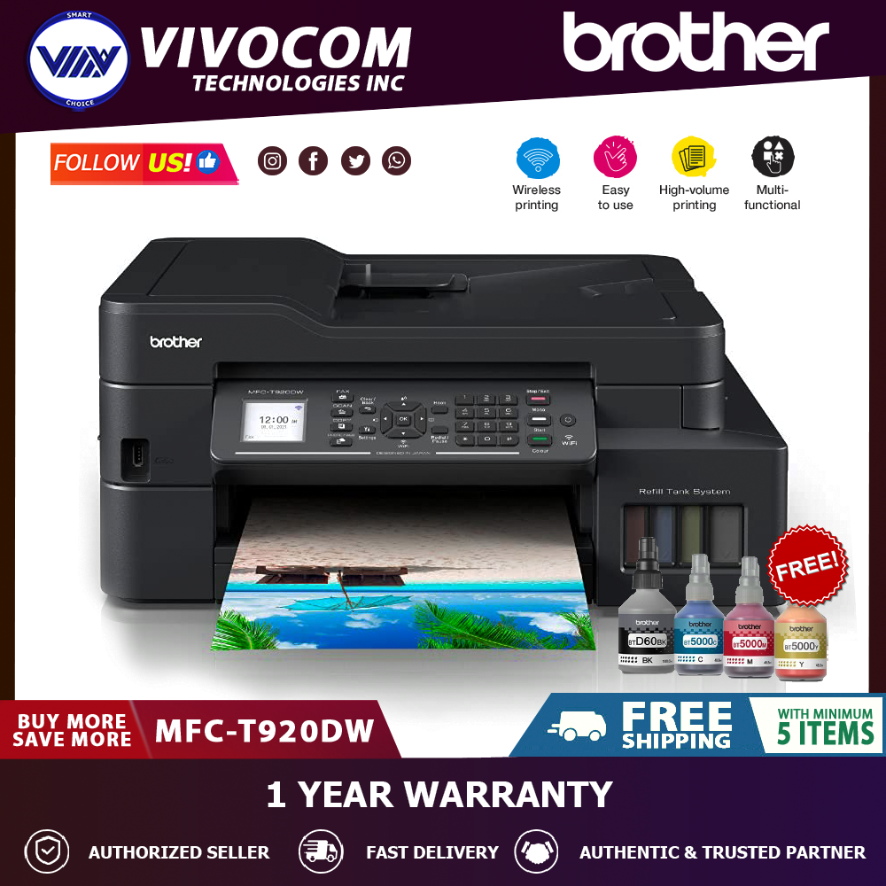 Brother MFC-T920DW All-in-One Ink Tank 
