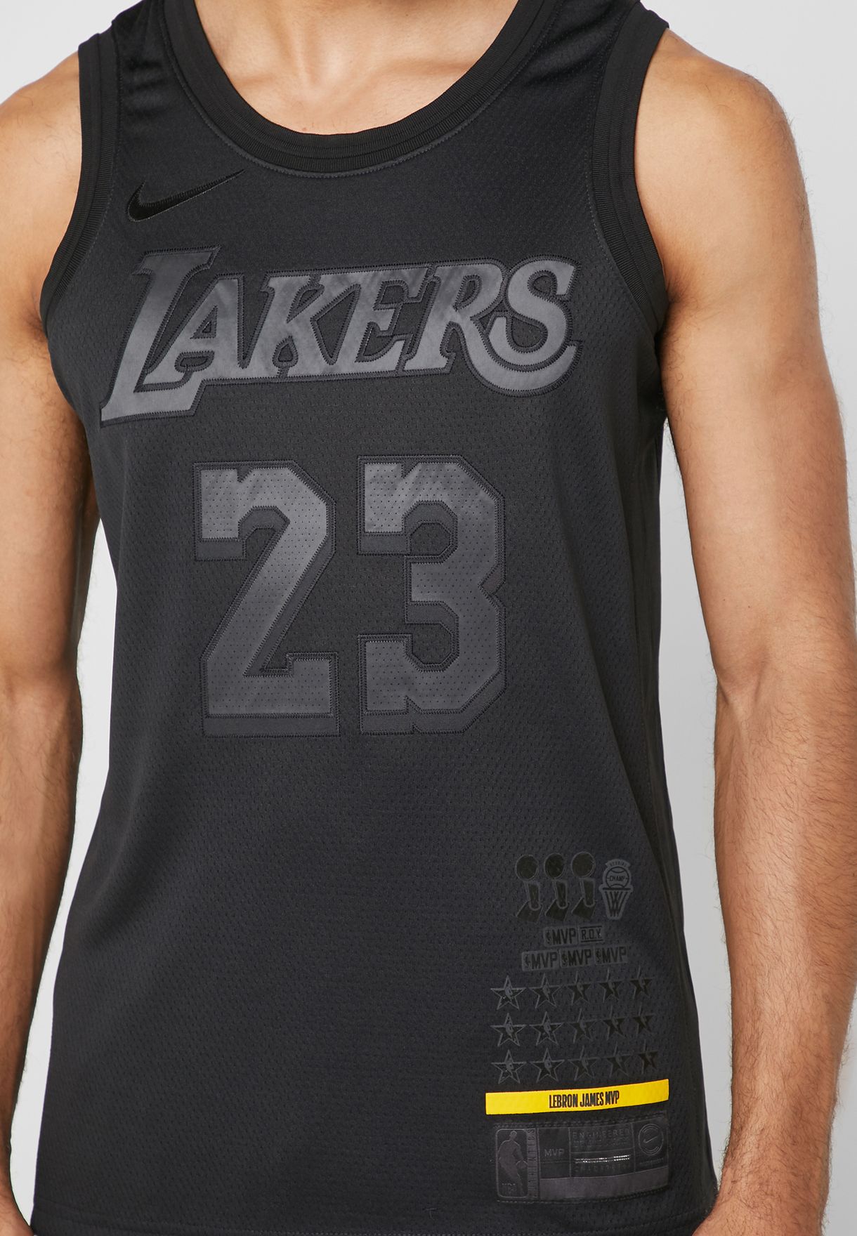 Nike Connected Jersey NBA lakers LeBron James MVP Black CI2030-010 - KICKS  CREW