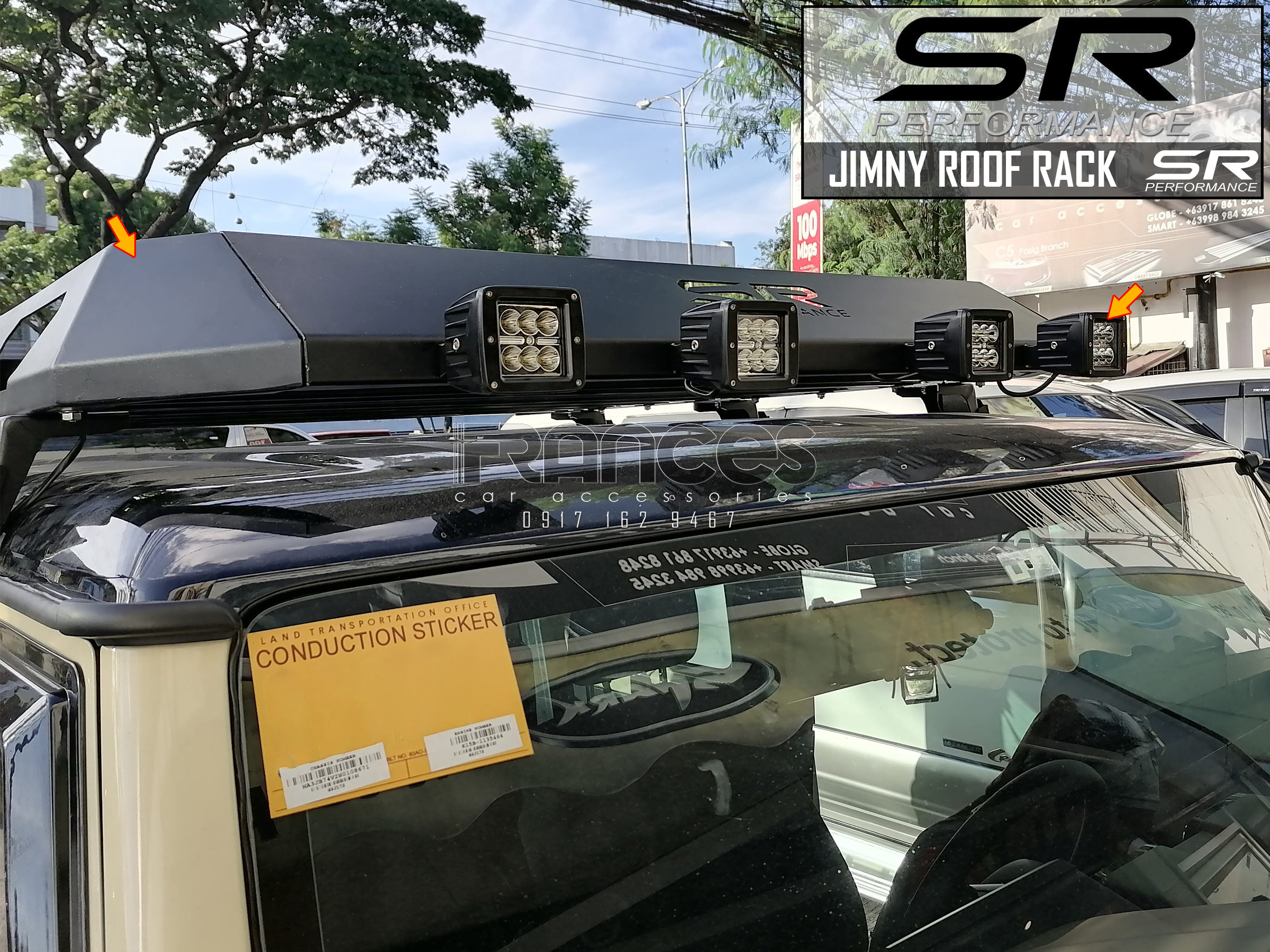 Jimny Roof Rack With Led Suzuki Jimny 2019-2024 Roof Rack With Led