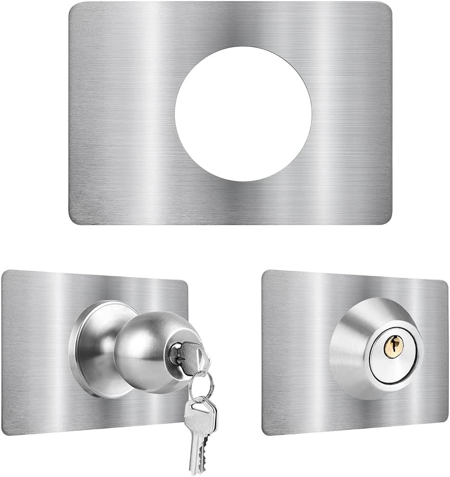 Makapal (2PCS) Stainless Steel Plate Repair Doors Door Reinforcement