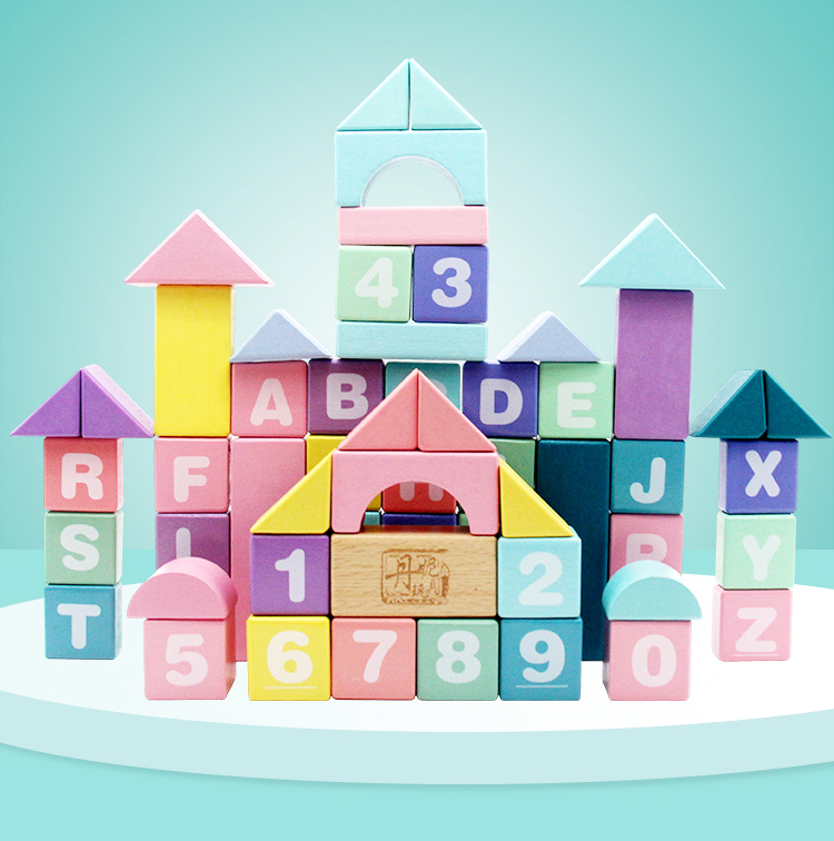 wooden building fun set