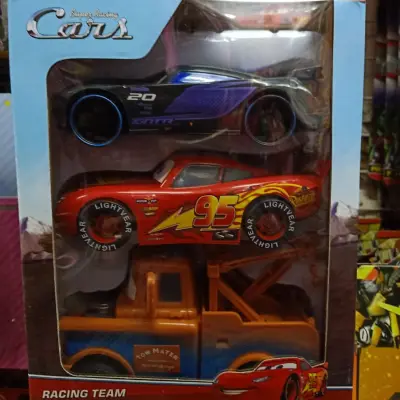 3in1 CARS 3 - Lightning.McQueen, Jackson.Storm and Mater