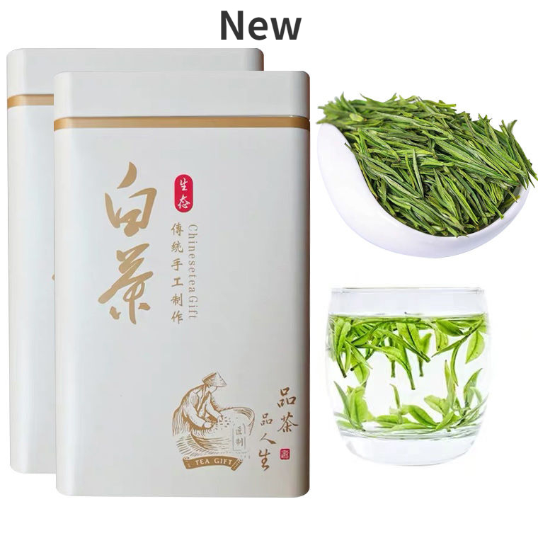 250g organic anji loose white tea chinese green tea an ji bai cha tea gift pack