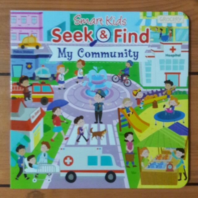 My Community [Board Book] Seek and Find Lazada PH