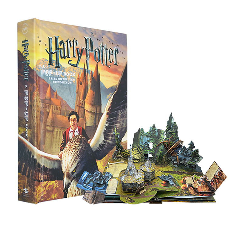 Harry Potter 3D three-dimensional book imported English original