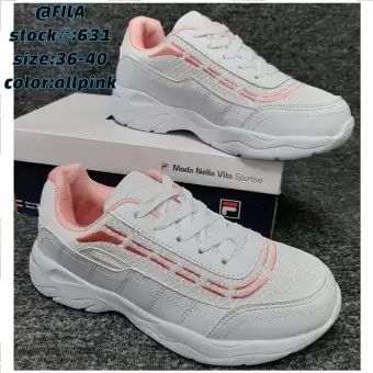 fila shoes all pink