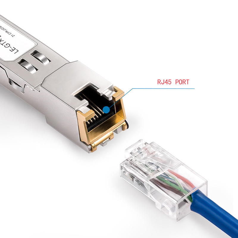 Bảng giá SFP Module RJ45 Switch Gbic 10/100/1000 Connector SFP Copper RJ45 SFP Module Gigabit Ethernet Port Phong Vũ