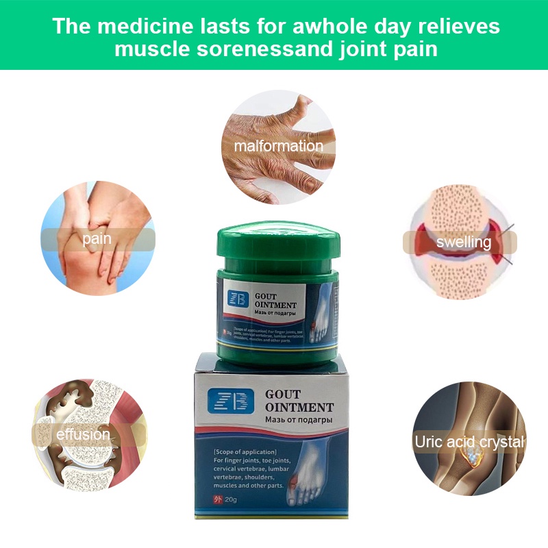 🔥100 ORIGINAL 20g Gout Ointment Treatment Relief for Gout and