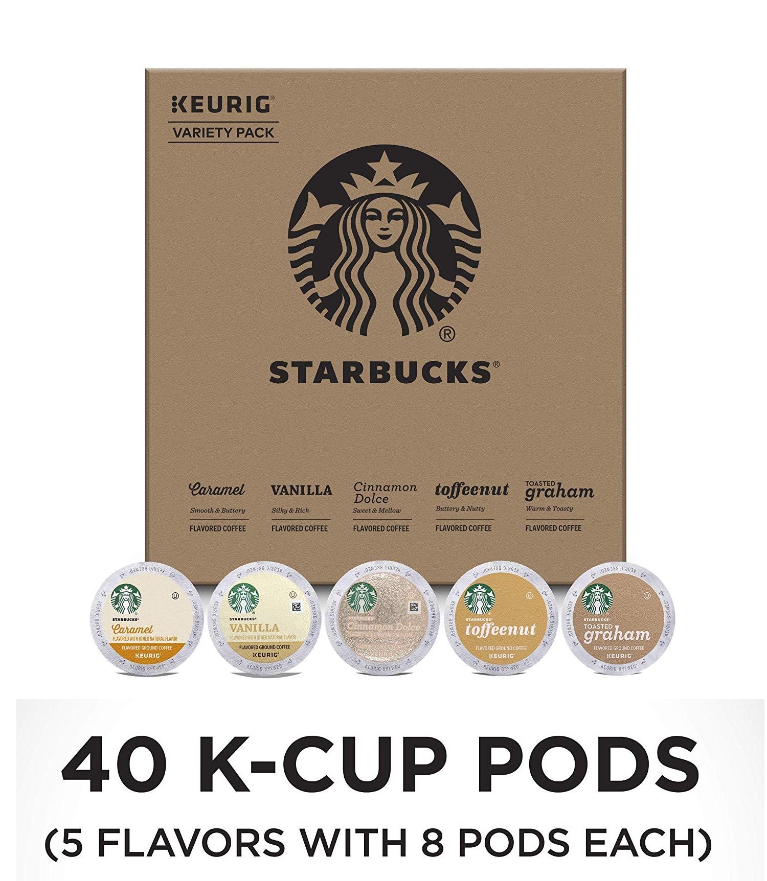 Starbucks Flavored Coffee K-Cup Variety 