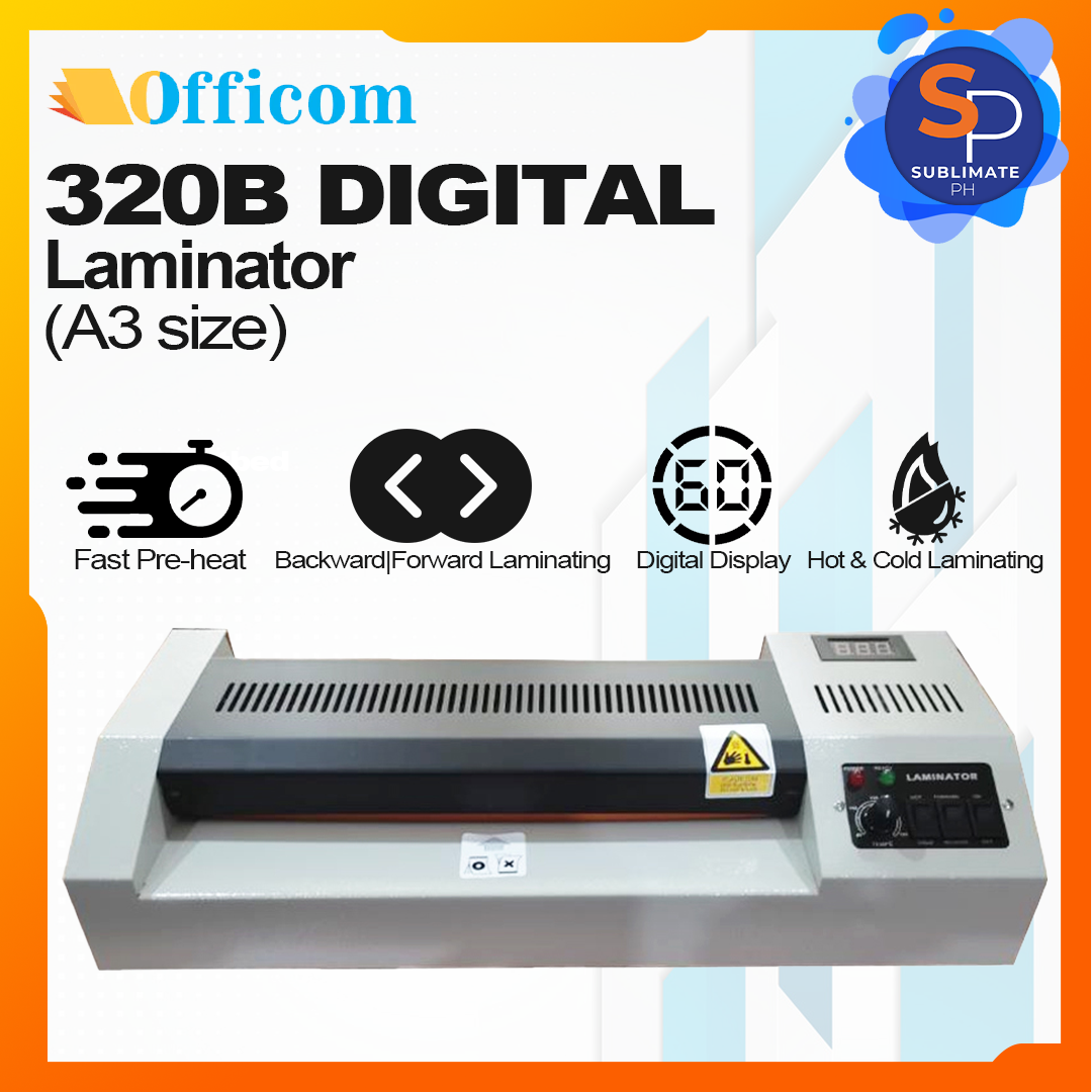 320HD / 320B Digital Display Laminating Machine A3 Size Hot