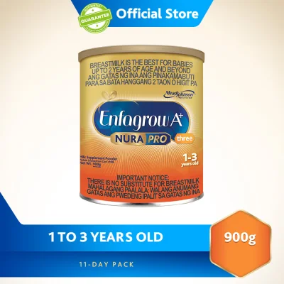 Enfagrow A+ Three NuraPro 900g Milk Supplement Powder for 1-3 Years Old