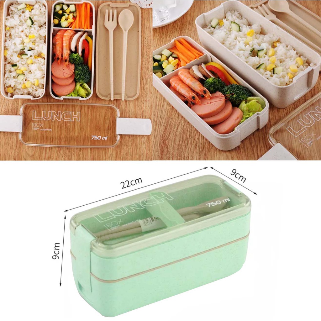 Wheat Straw Divided Snack Containers Japanese Style Lunch - Temu