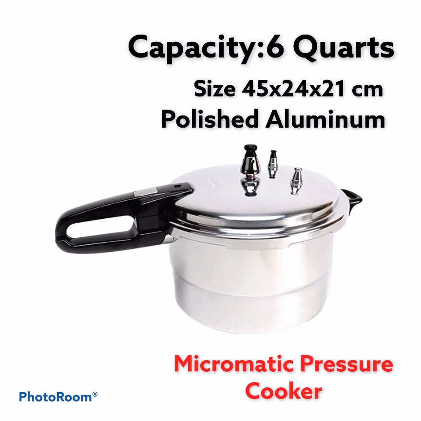 Micromatic Pressure Cooker 6 Quarts / Aluminum/ 24cm Lazada PH