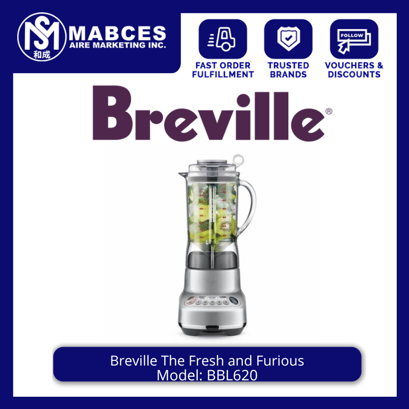  Breville BBL620SIL Fresh and Furious LCD Kinetix